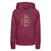 99 little bugs in the code Women’s Premium Hoodie - burgundy