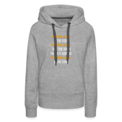 99 little bugs in the code Women’s Premium Hoodie - heather grey
