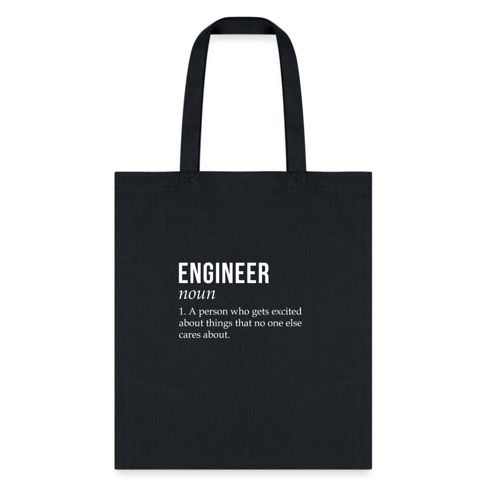 Engineer - noun Tote Bag - black