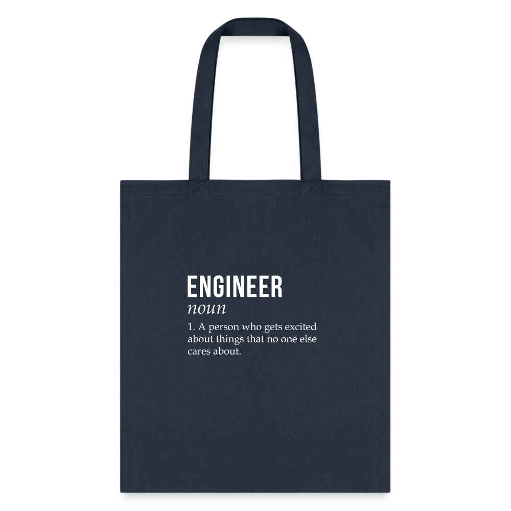 Engineer - noun Tote Bag - navy