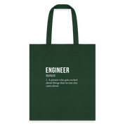 Engineer - noun Tote Bag - forest green