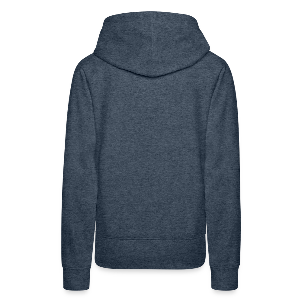 [SPOD] Firefighter Hoodie - Real Women wear Bunker Gear Women's Hoodie Gift - heather denim