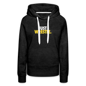 Just Wrestle Women’s Premium Hoodie - charcoal grey