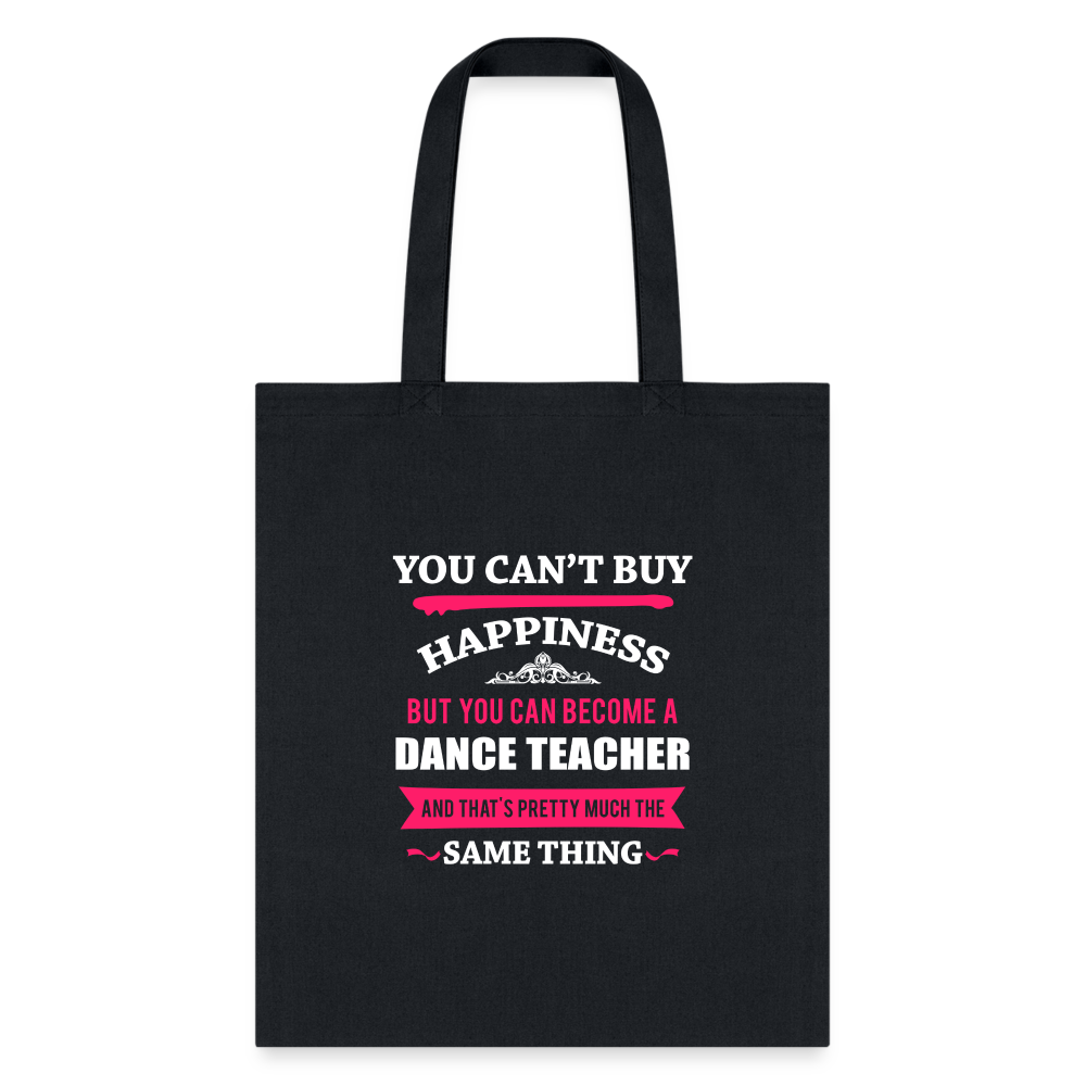 Dance Teacher Tote Bag - black