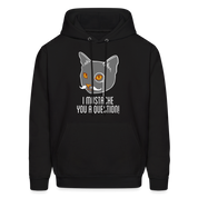 I mustache you a question! Men's Hoodie - black