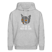 I mustache you a question! Men's Hoodie - heather gray