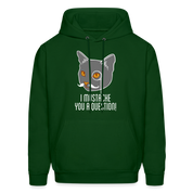 I mustache you a question! Men's Hoodie - forest green
