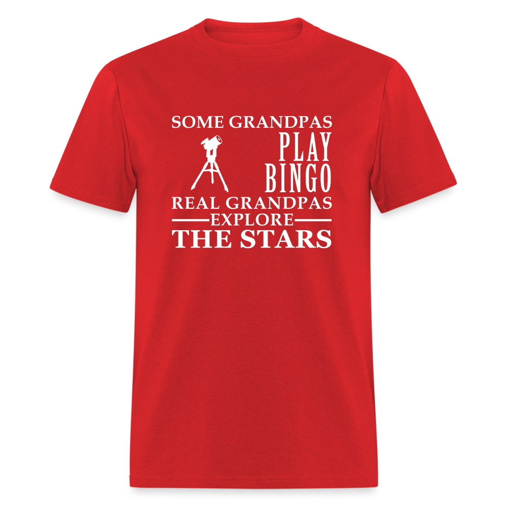 Real Grandpas Astronomy Unisex Classic T-Shirt - red