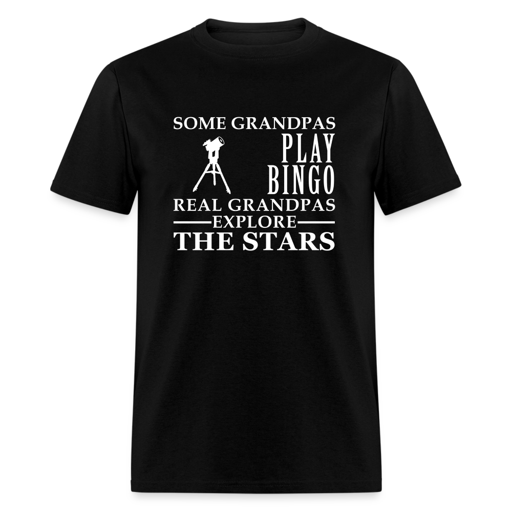 Real Grandpas Astronomy Unisex Classic T-Shirt - black