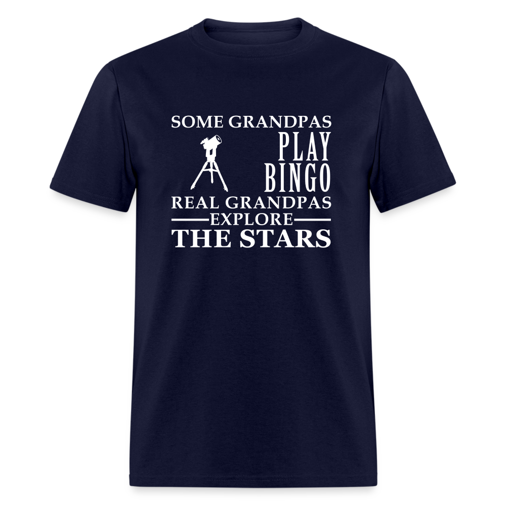 Real Grandpas Astronomy Unisex Classic T-Shirt - navy