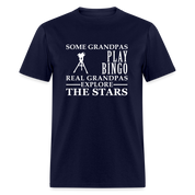 Real Grandpas Astronomy Unisex Classic T-Shirt - navy