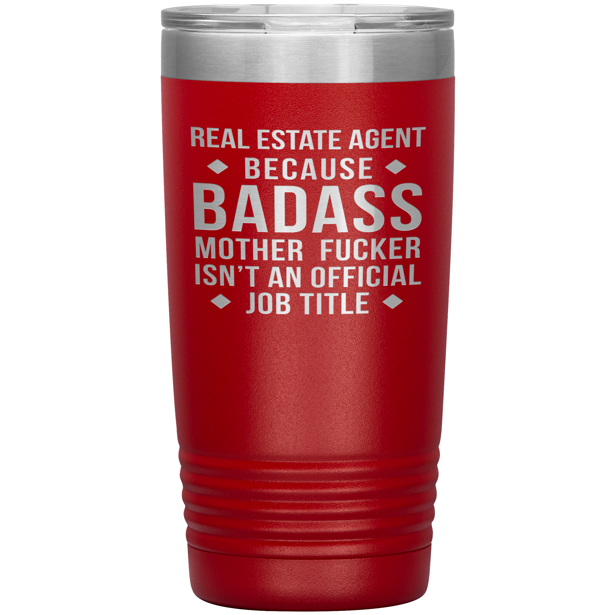 Real Estate Agent Gift, Real Estate Agent badass, 20oz Vacuum Tumbler, Travel mug, Coffee Tumbler, Present for Real Estate Agent Colleague