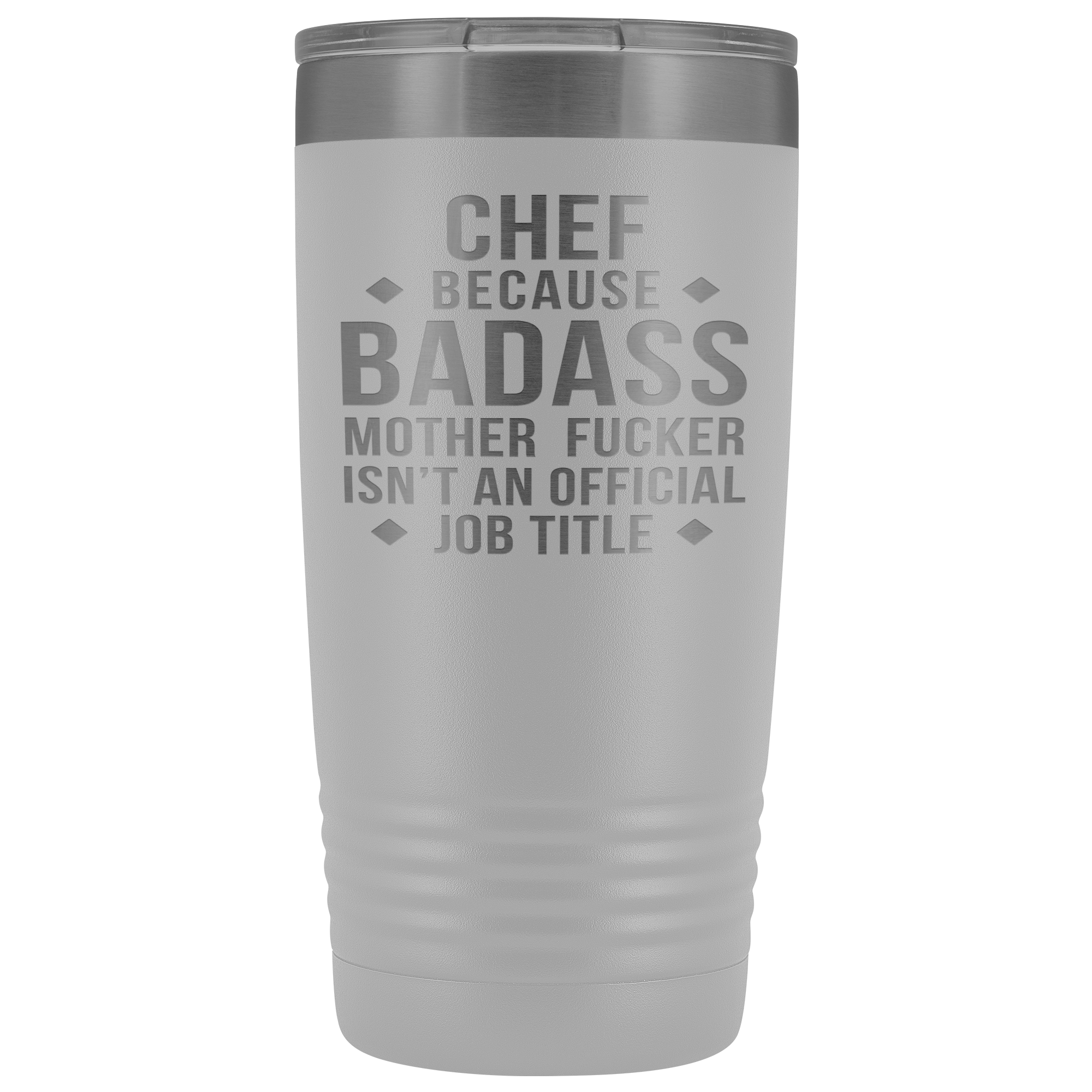 Chef Gift, Chef badass, 20oz Vacuum Tumbler, Travel mug, Coffee Tumbler, Present for Chef