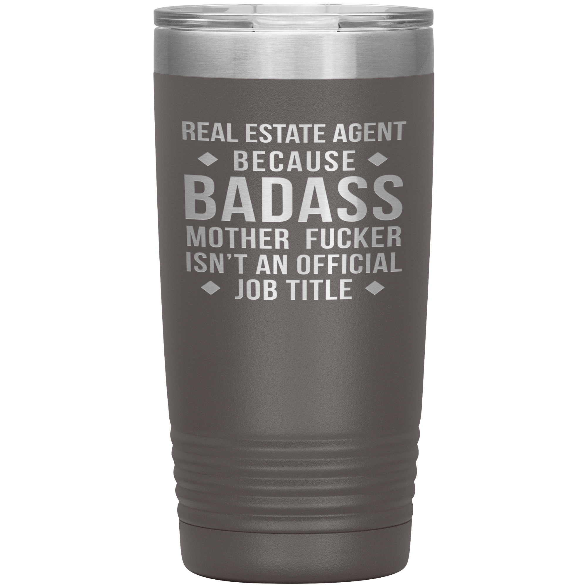 Real Estate Agent Gift, Real Estate Agent badass, 20oz Vacuum Tumbler, Travel mug, Coffee Tumbler, Present for Real Estate Agent Colleague