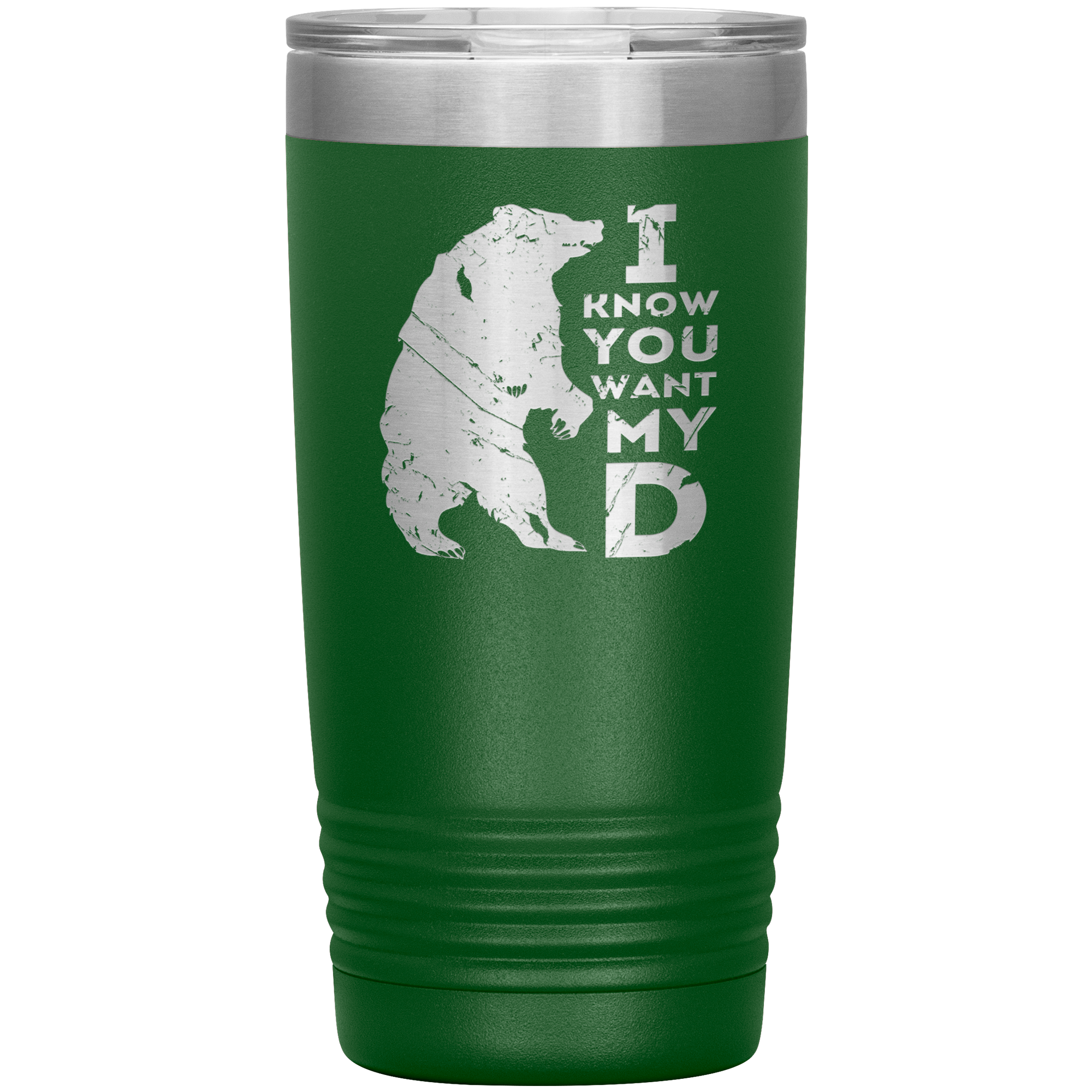 Beard Gift, I know you want my bearD, 20oz Tumbler, Travel mug, Coffee Tumbler, Tea Tumbler