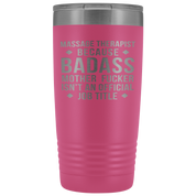 Massage Therapist Gift, Massage Therapist badass, 20oz Tumbler, Travel mug, Coffee Tumbler, Present for Massage Therapist Colleague
