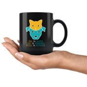 Veterinarian mug - Save the injured, love the abandoned, rescue the mistreated mug - Vet Nurse coffee mug Veterinary coffee cup Black (11oz)