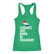 Paraguay Gift, Legends are born in Paraguay Tank Top