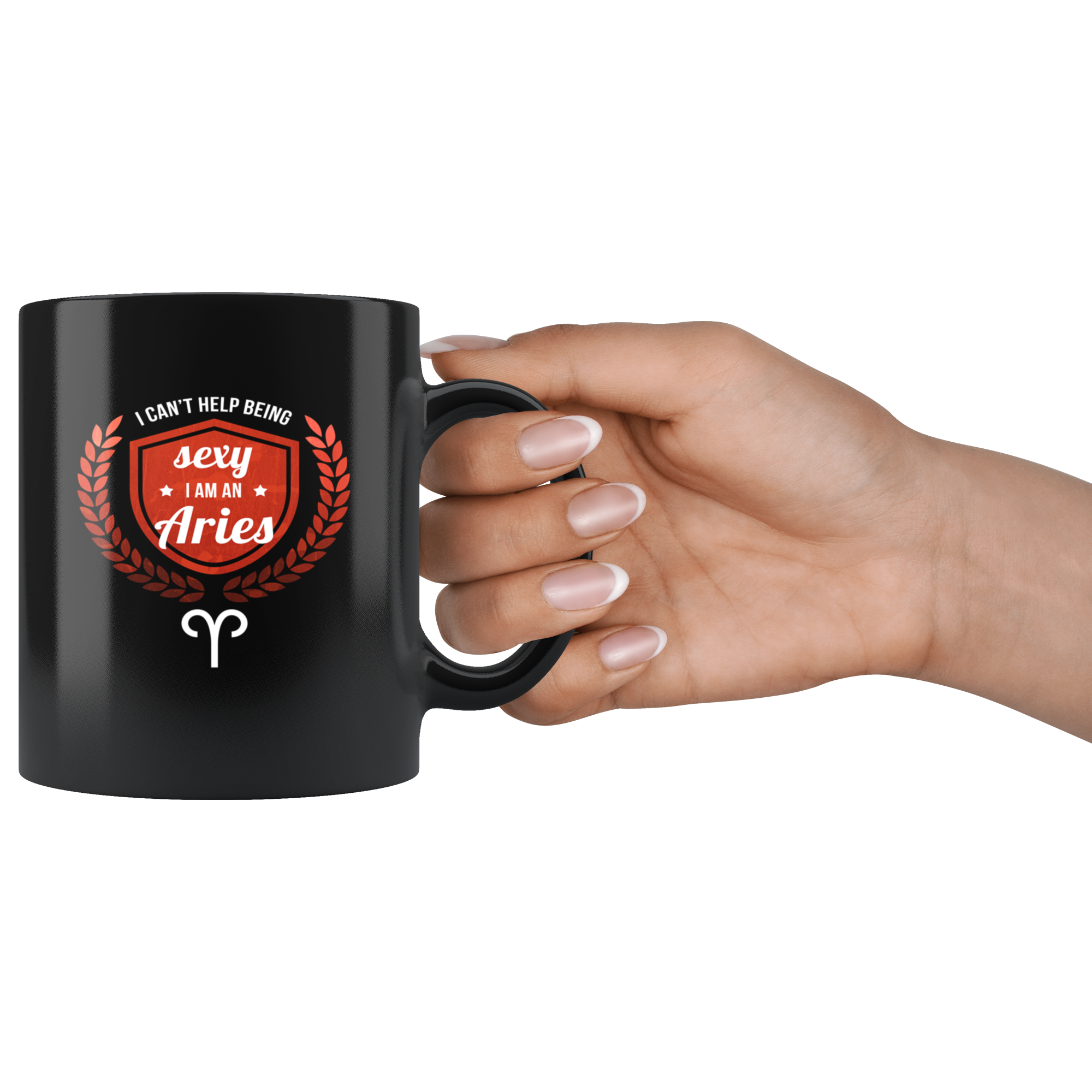 Aries gifts Aries mug - I can't help being sexy I'm an aries mug - Aries coffee mug Zodiac coffee cup Black (11oz)