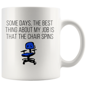 The best my chair is spinning