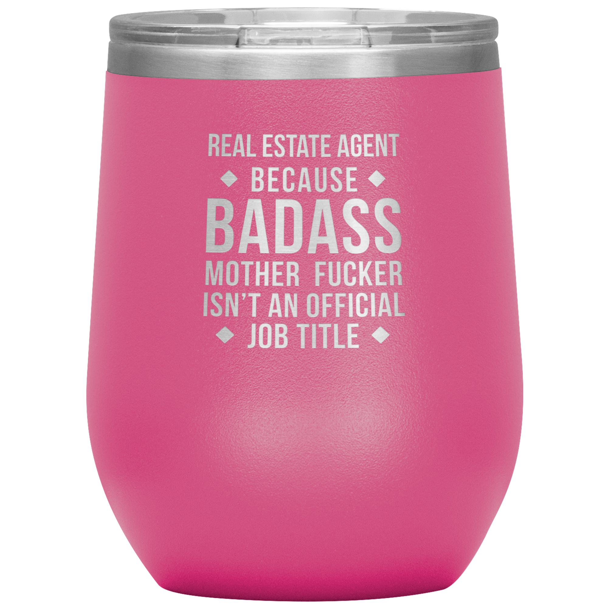 Real Estate Agent Gift, Real Estate Agent badass, Vacuum Tumbler, Travel mug, Coffee Tumbler, Present for Real Estate Agent Colleague