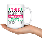 [SPOD] Medical Secretary Mug, Gift for Medical Secretary, Birthday Present, Christmas Gift, 15oz white mug