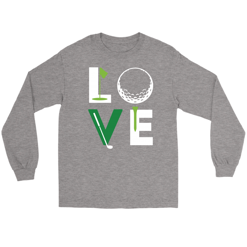 Golf Love Gift, Unisex Longsleeve, Hoodie, Crewneck long sleeve, Sweatshirt, Jersey