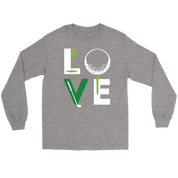 Golf Love Gift, Unisex Longsleeve, Hoodie, Crewneck long sleeve, Sweatshirt, Jersey
