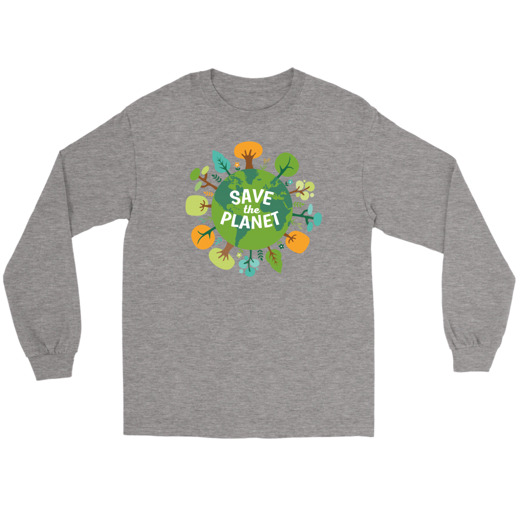 Ecology Save the planet Gift, Unisex Longsleeve, Hoodie, Crewneck long sleeve, Sweatshirt, Jersey