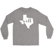 Texas Y'all Gift, Unisex Longsleeve, Hoodie, Crewneck long sleeve, Sweatshirt, Jersey