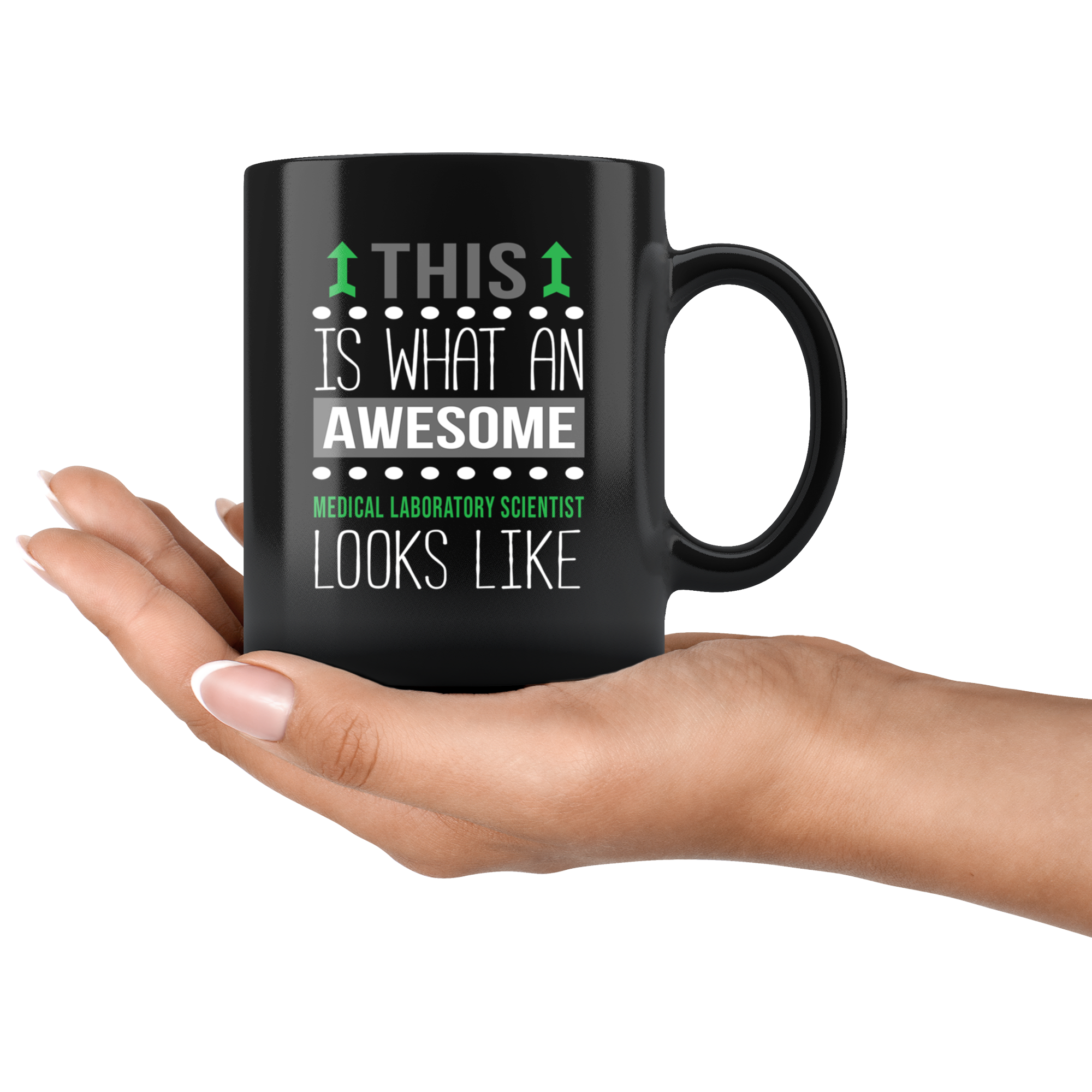 Medical Laboratory Scientist Black Mug
