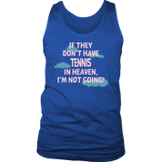 If they don't have tennis in heaven I'm not going, Womens Tank top, Mens tank, Racerback, Tennis gift, Hobby, Sport Gift