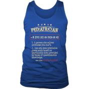 Pediatrician, Womans tank top, Racerback, Mens Tank top, Profession, Colleague gift, Coworker present, Pediatrician Gift