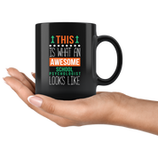 School Psychologist mug - Awesome School Psychologist looks like mug - School Psychologist coffee mug / cup (11oz) Black