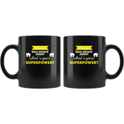 Coffee Mug - I'm a real estate agent what's your superpower?- Perfect Gift for Your Dad, Mom, Boyfriend, Girlfriend, or Friend -(11oz) Black