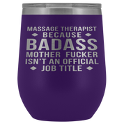 Massage Therapist Gift, Massage Therapist badass, 12oz Tumbler, Travel mug, Coffee Tumbler, Present for Massage Therapist Colleague