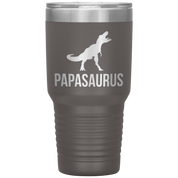 Father's day Gift, Papasaurus, 30oz Tumbler, Travel mug, Coffee Tumbler, Tea Tumbler