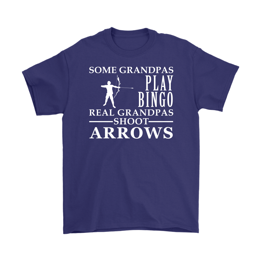 Archery Gift, Some Grandpas play bingo, Real Grandpas Archery, Grandpa tee, Unisex T-shirt, Grandfather gift, Grandfather t-shirt
