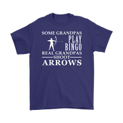 Archery Gift, Some Grandpas play bingo, Real Grandpas Archery, Grandpa tee, Unisex T-shirt, Grandfather gift, Grandfather t-shirt