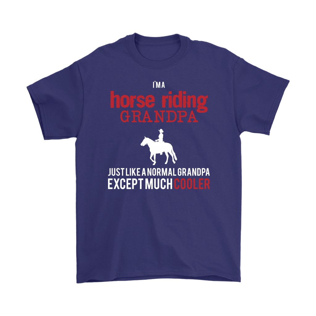 Horse riding Gift, I'm a Horse riding grandpa, Grandpa tee, Unisex T-shirt, Grandfather gift, Grandfather t-shirt