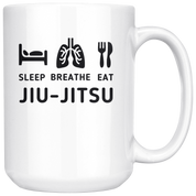 Brazilian Jiu JItsu Eat sleep  breath repeat