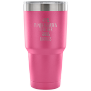 49% Kindergarten Teacher, Badass Tumbler 30oz