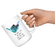 Surfing Coffee Mug Gift - You can't stop the waves but you can learn to surf - Surfer gift 15oz White Mug