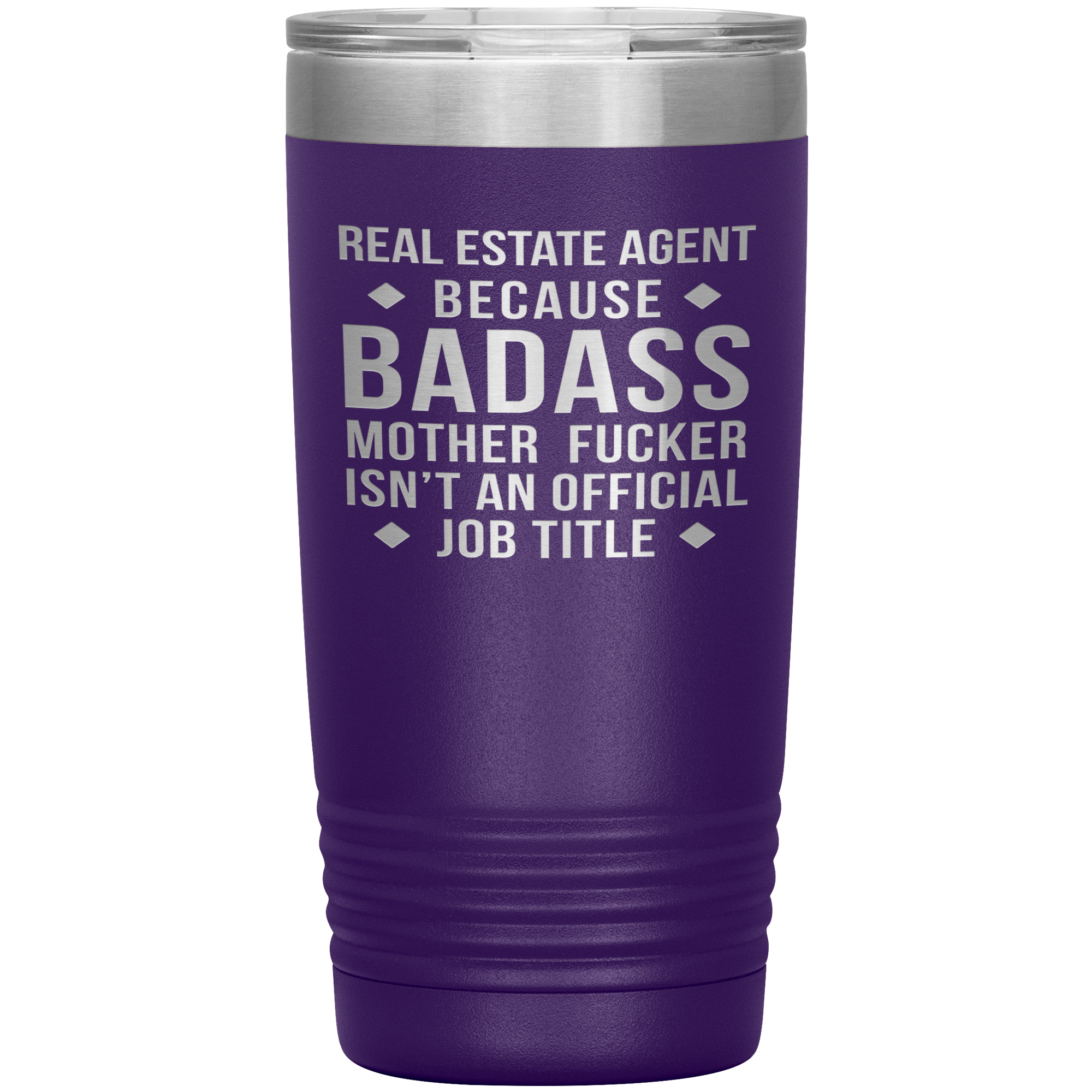 Real Estate Agent Gift, Real Estate Agent badass, 20oz Vacuum Tumbler, Travel mug, Coffee Tumbler, Present for Real Estate Agent Colleague